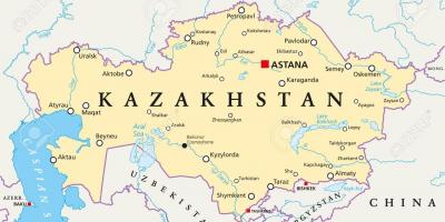Peta dari astana Kazakhstan